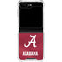 University of Alabama Maroon Jersey Galaxy Z Flip6 Clear Case